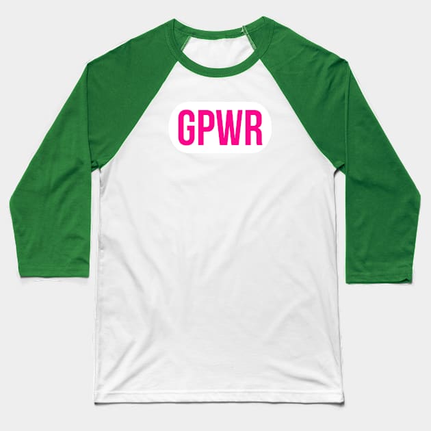 GPWR Baseball T-Shirt by DeraTobi